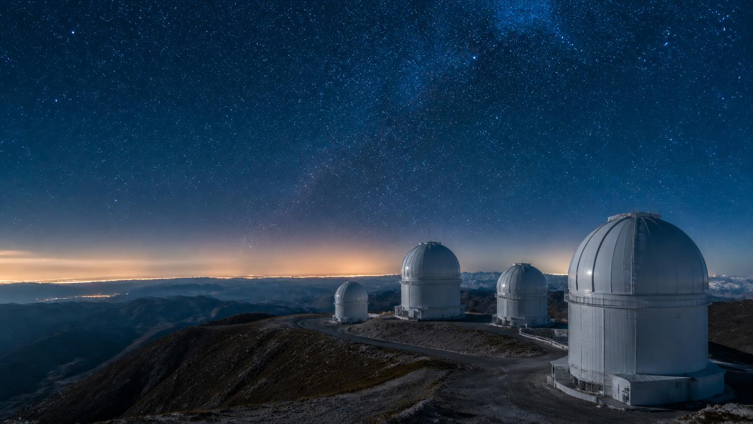 Observatorios bajo cielo oscuro