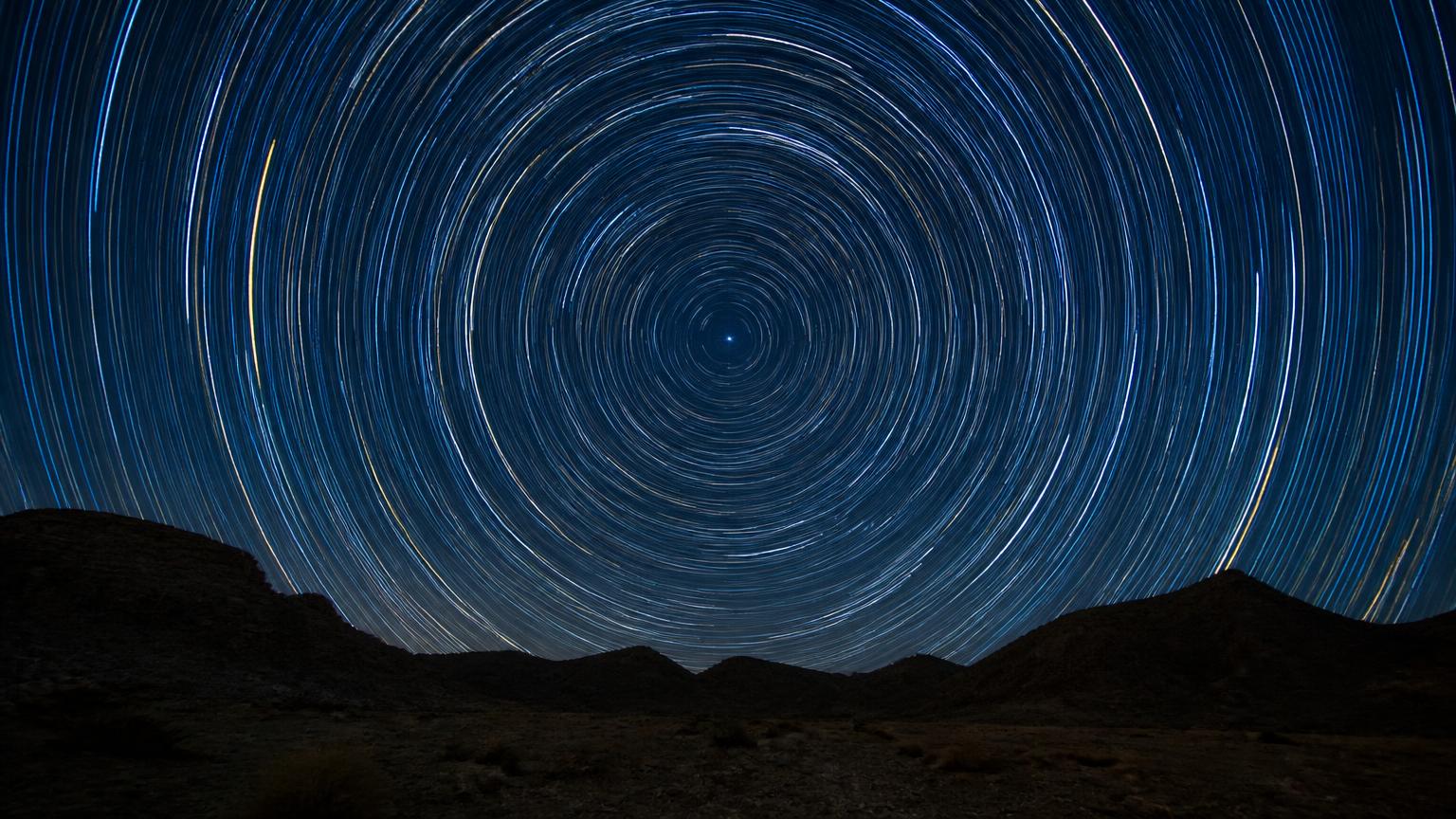 Trazas de estrellas circumpolares