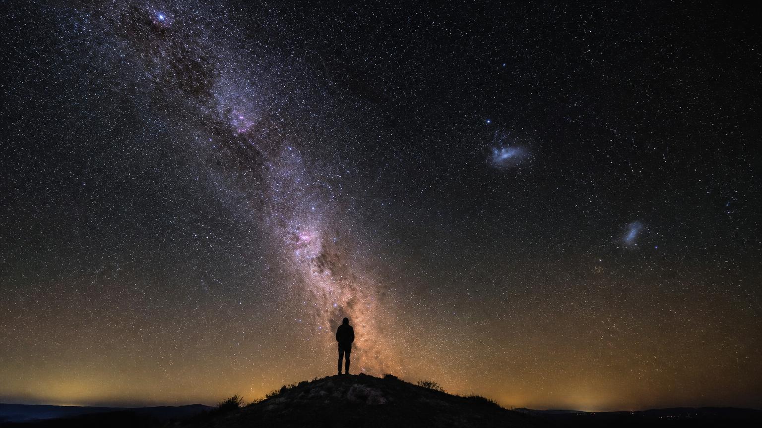 Las Nubes de Magallanes, solo visibles desde el sur